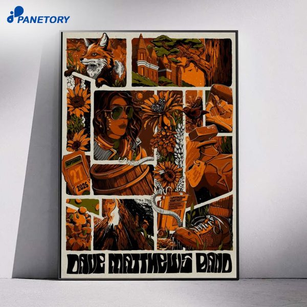Dave Matthews Band Louisville KY Sep 27 2026 Poster