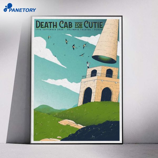 Death Cab For Cutie 3Olympia Theatre Dublin Ireland Sep 17 2026 Poster
