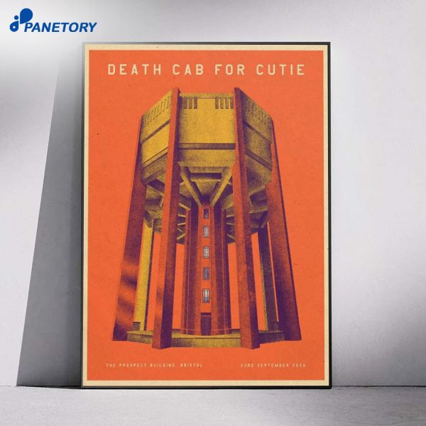 Death Cab For Cutie The Prospect Building Bristol Sep 23 2026 Poster