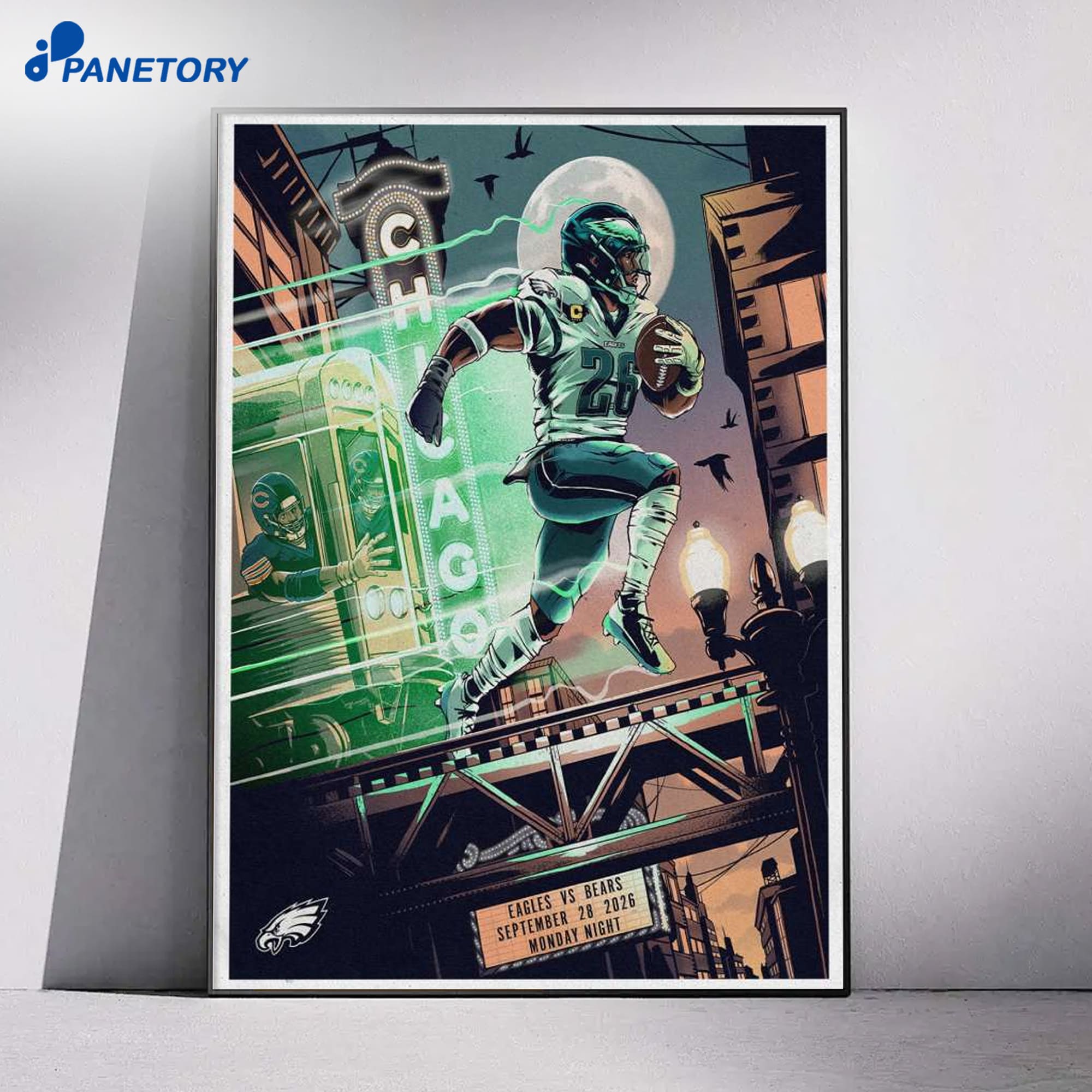 Eagles Bears Philadelphia Monday Night Football Sep 28 2026 Poster 6 Eagles Bears Philadelphia Monday Night Football Sep 28 2026 Poster 1