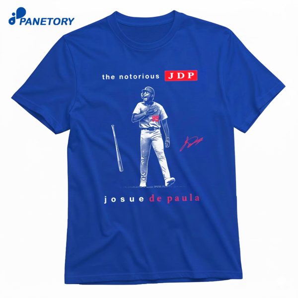 Facing Josue De Paula The Notorious Jdp T-Shirt