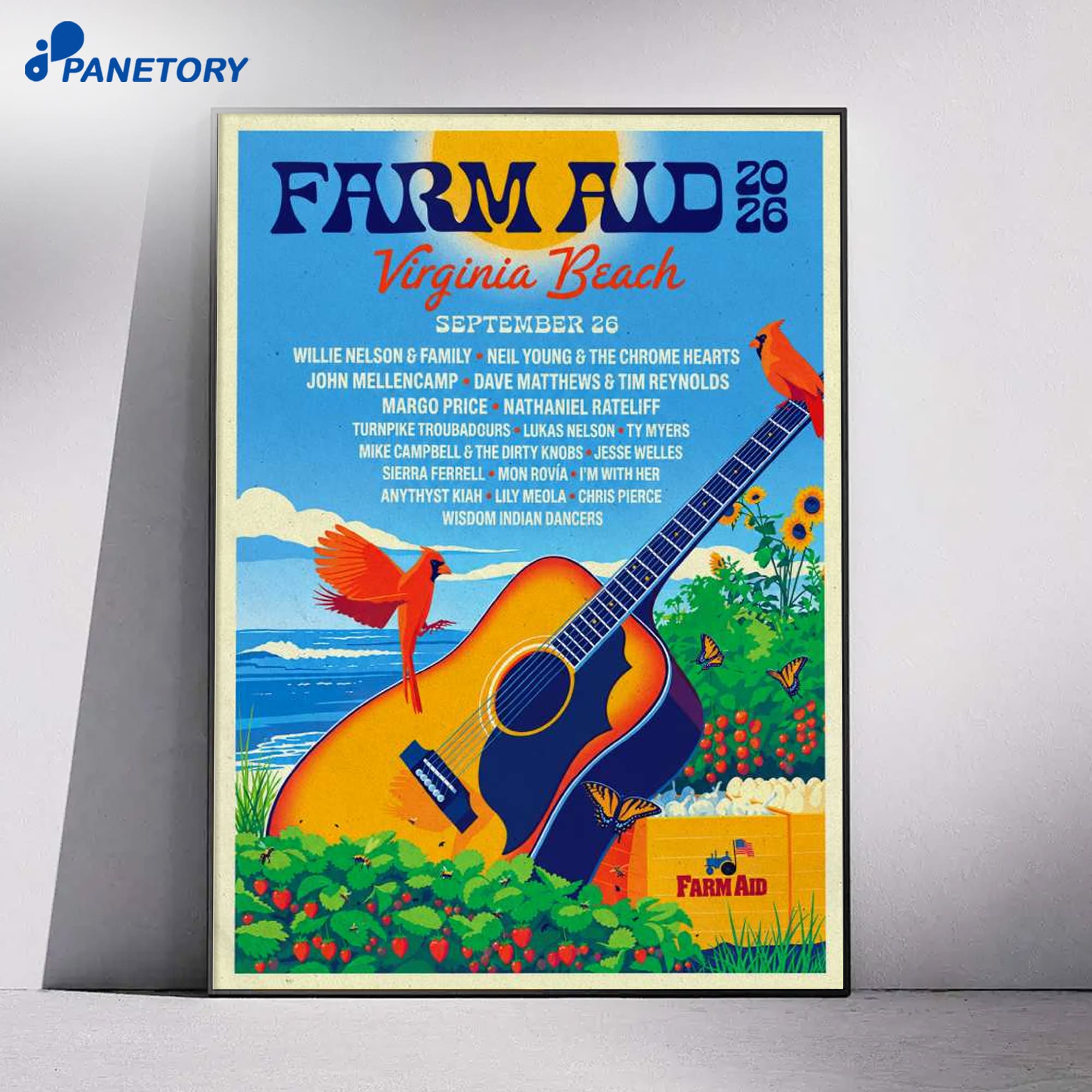 Farm Aid Virginie Beach Virginia Beach Virginia Sep 26 2026 Poster 6 Farm Aid Virginie Beach Virginia Beach Virginia Sep 26 2026 Poster 1