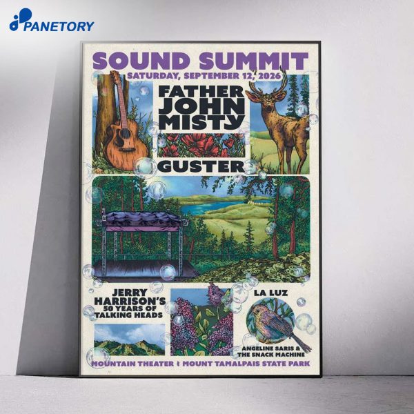 Father John Misty Marin County MD Aug 12 2026 Poster