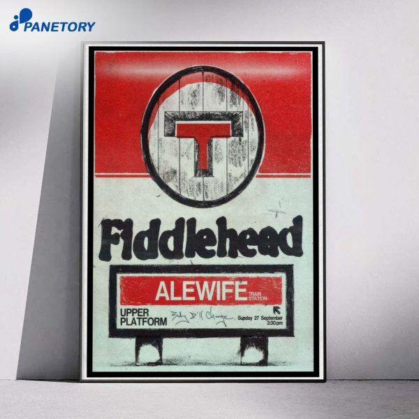 Fiddlehead Alewife Train Station Boston Show Sep 27 2026 Poster