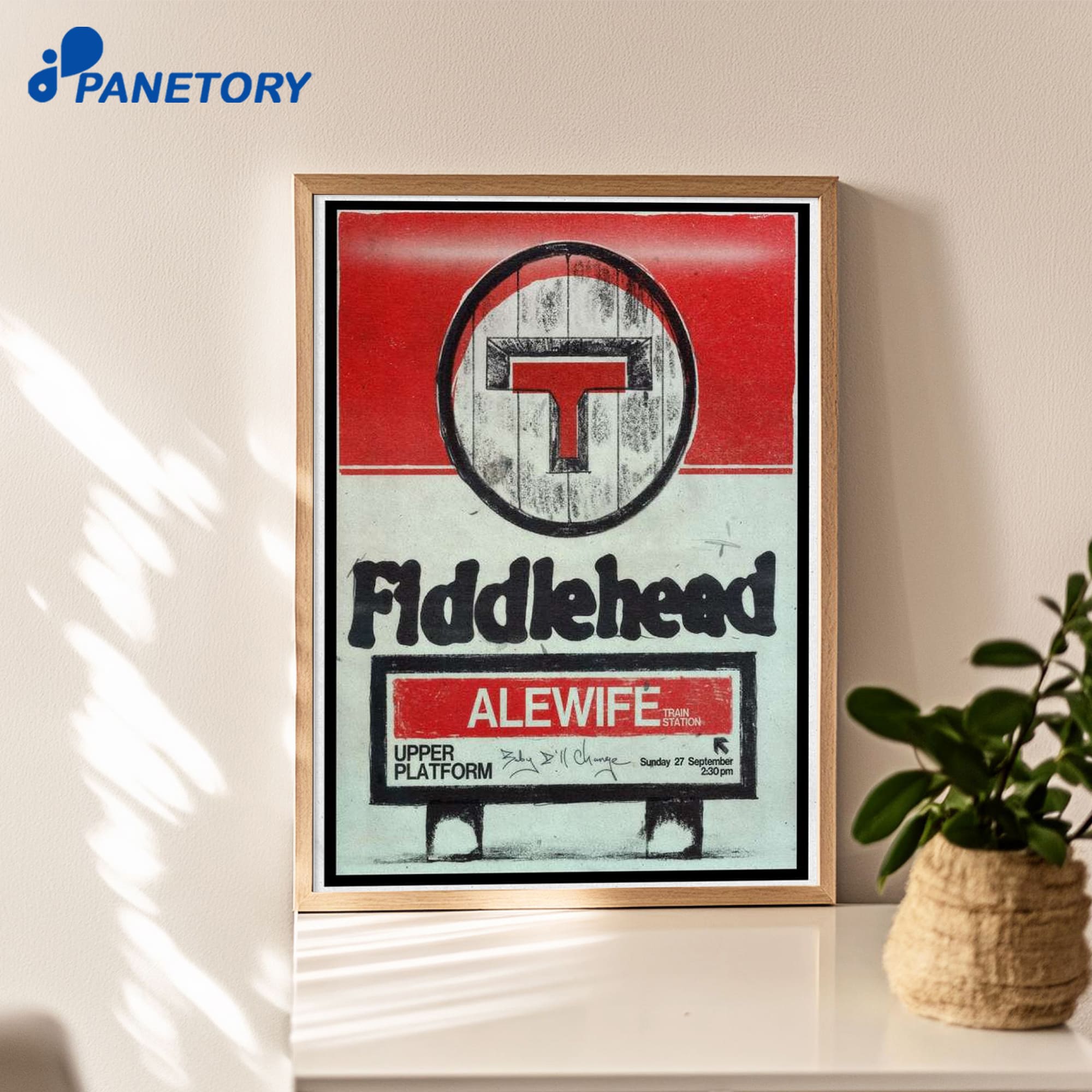 Fiddlehead Alewife Train Station Boston Show Sep 27 2026 Poster Fiddlehead Alewife Train Station Boston Show Sep 27 2026 Poster