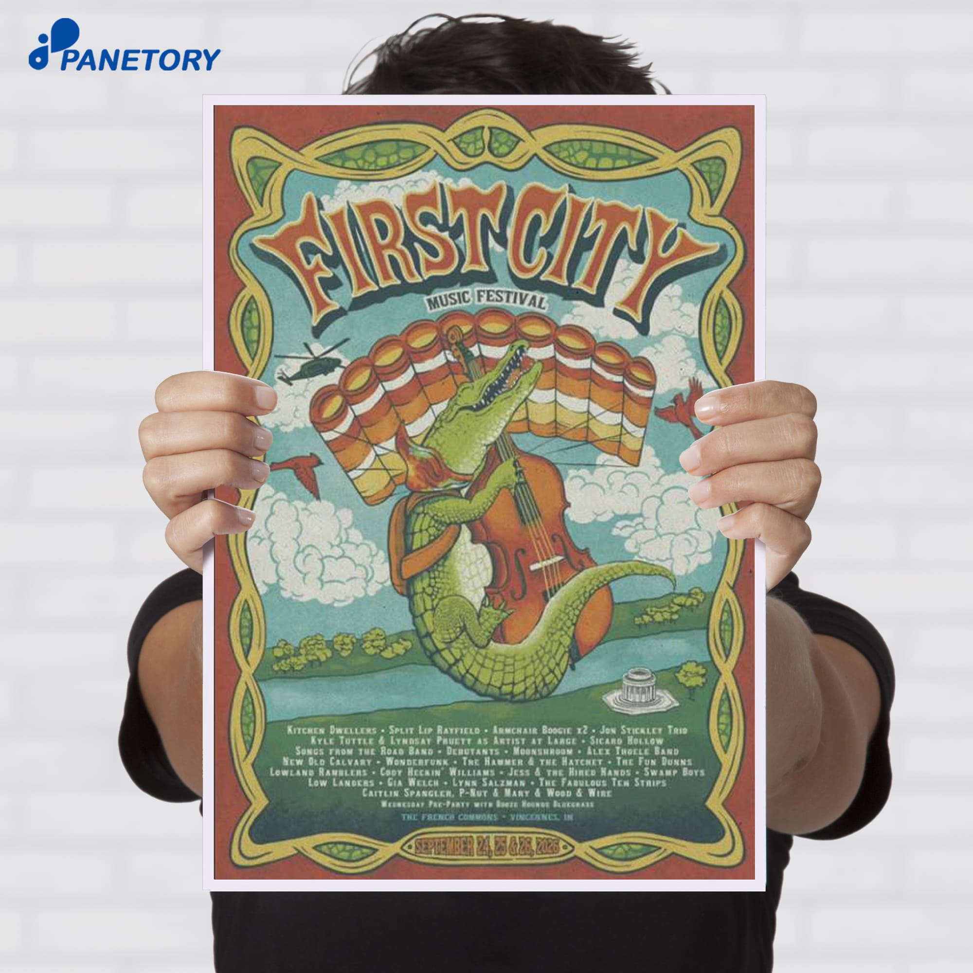 First City Music Festival Music Festival Vincennes Indiana Sep 25 2026 Poster First City Music Festival Music Festival Vincennes Indiana Sep 25 2026 Poster
