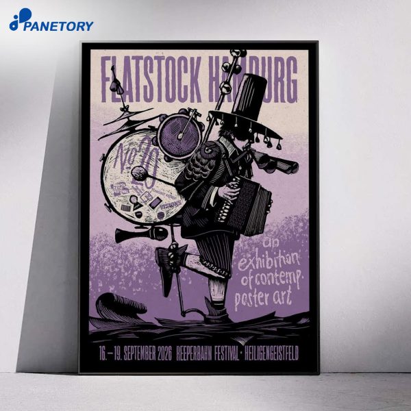 Flatstock Hamburg Reeperbahn Festival Sep 16-19 2026 Poster