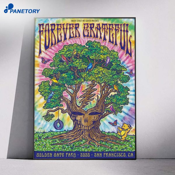 Forever Grateful Dead Golden Gate Park San Francisco CA 2026 Poster