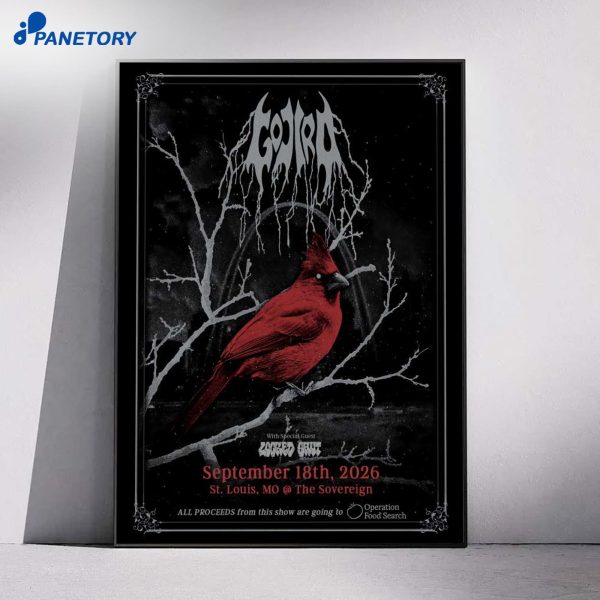 Gojira St. Louis MO Sep 18 2026 Poster