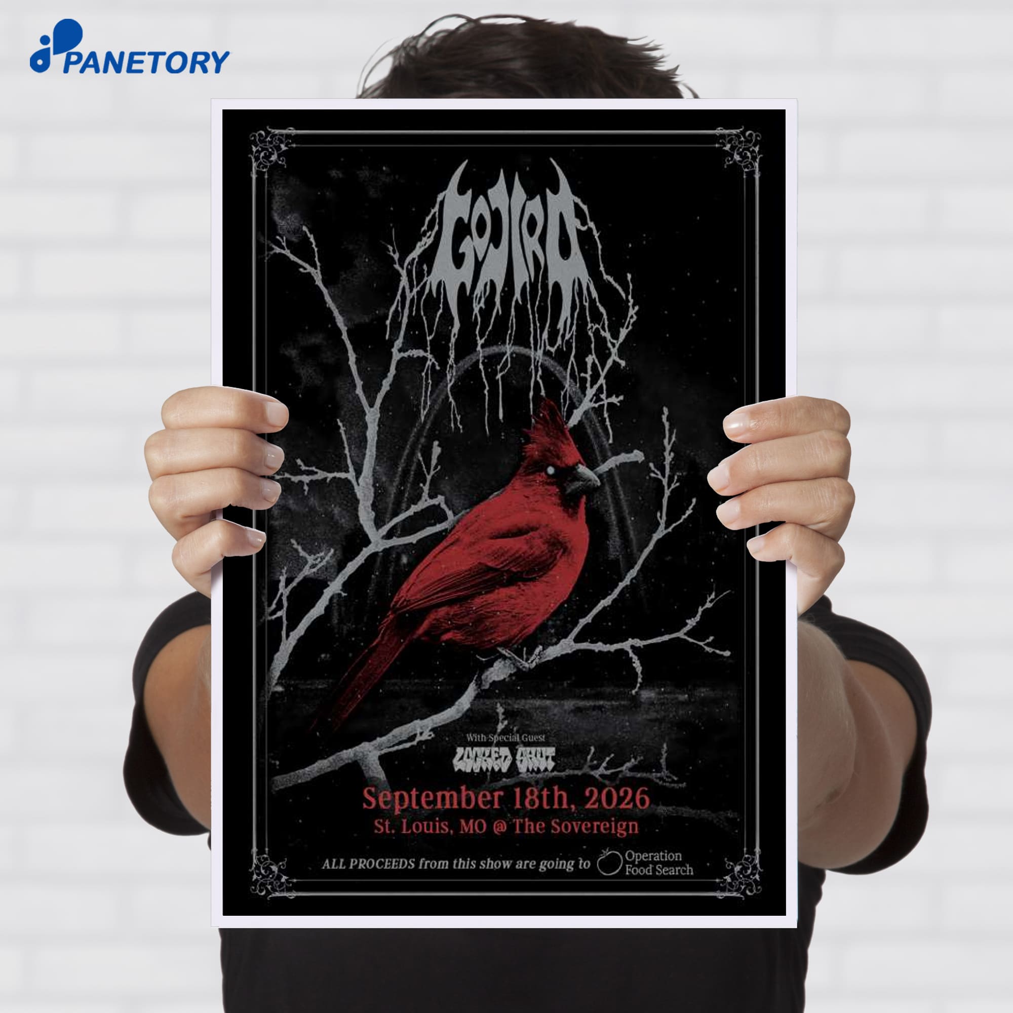 Gojira St. Louis Mo Sep 18 2026 Poster Gojira St. Louis Mo Sep 18 2026 Poster