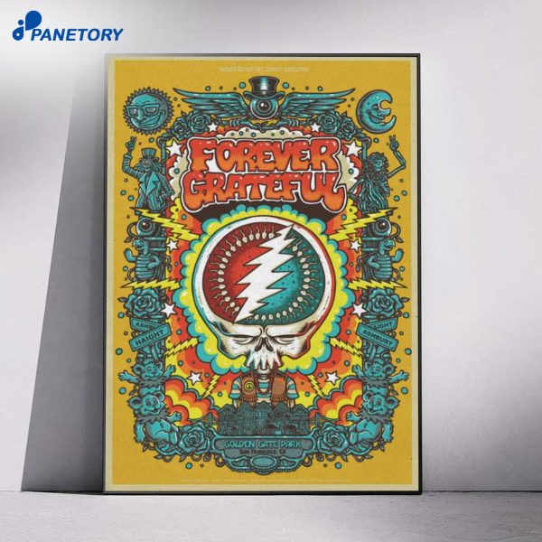 Golden Gate Park San Francisco Forever Grateful 2026 Poster