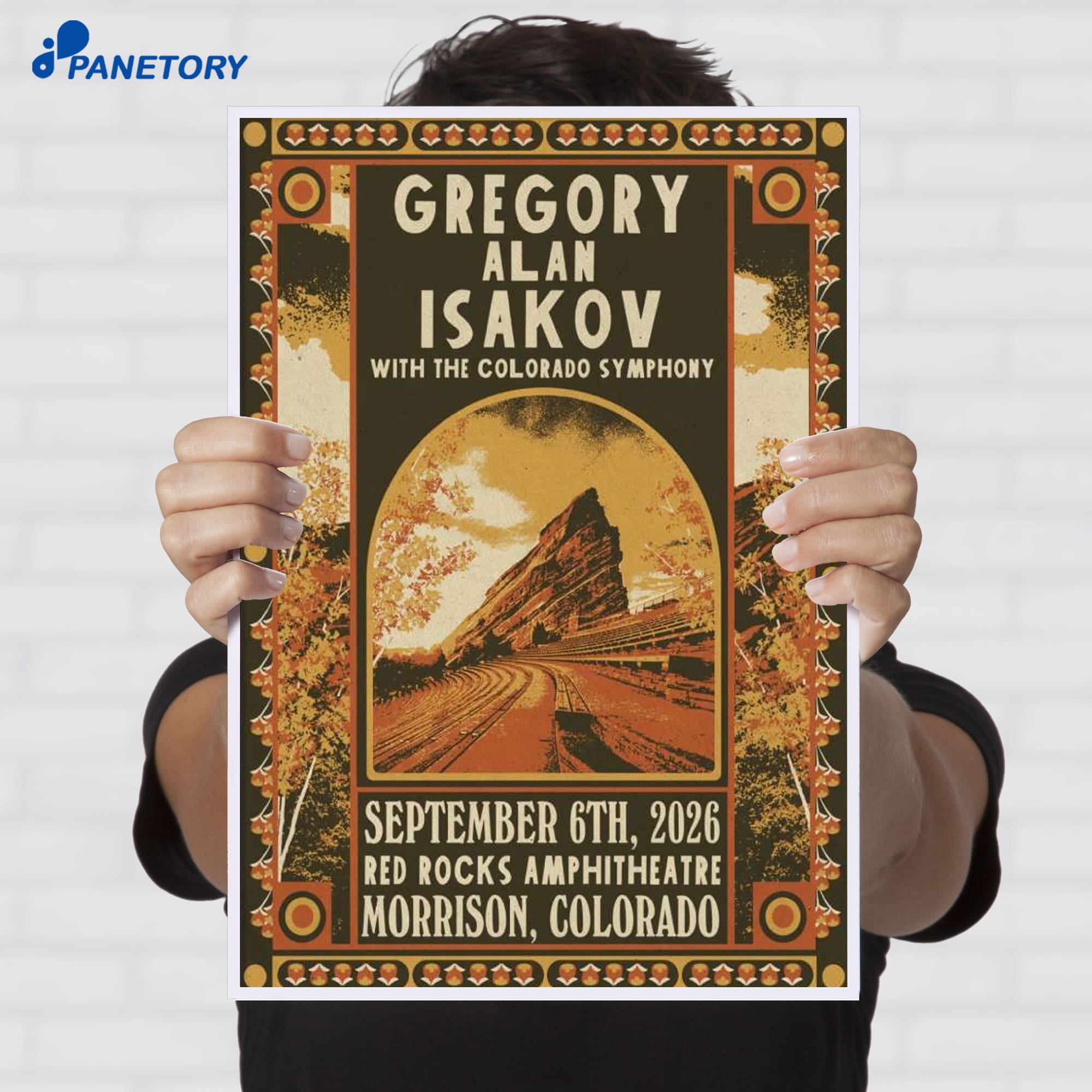 Gregory Alan Isakov Red Rocks Morrison Co Sep 6 2026 Poster Gregory Alan Isakov Red Rocks Morrison Co Sep 6 2026 Poster
