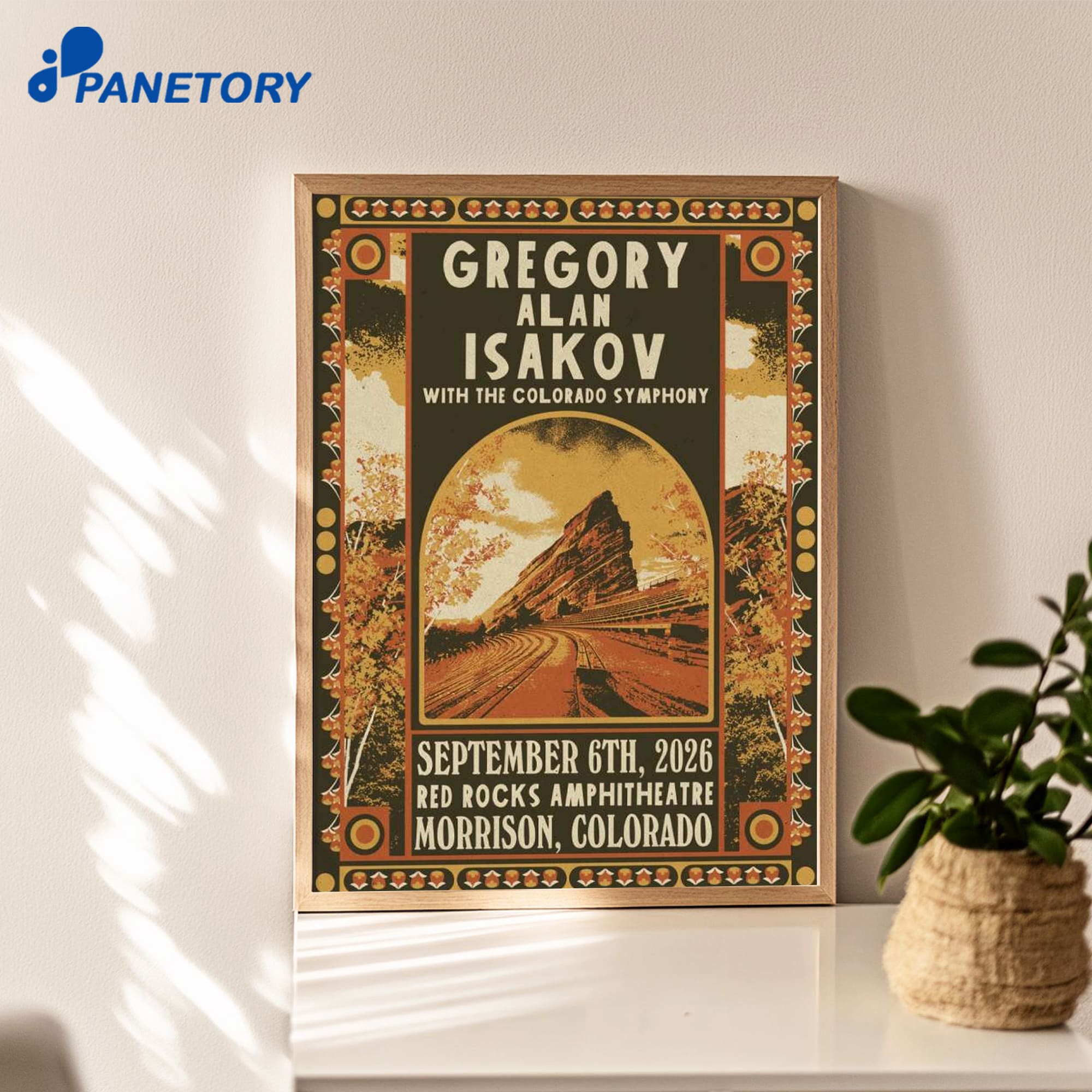 Gregory Alan Isakov Red Rocks Morrison Co Sep 6 2026 Poster Gregory Alan Isakov Red Rocks Morrison Co Sep 6 2026 Poster