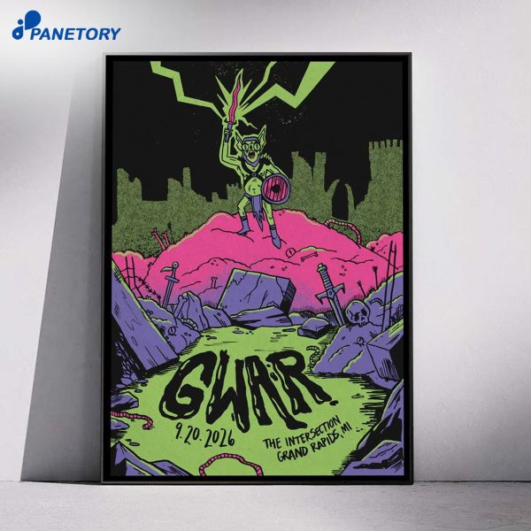 Gwar Grand Rapids MI Sep 20 2026 Poster