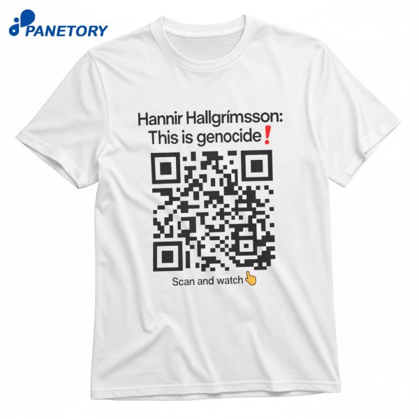 Hannir Hallgrímsson This Is Genocide T-Shirt