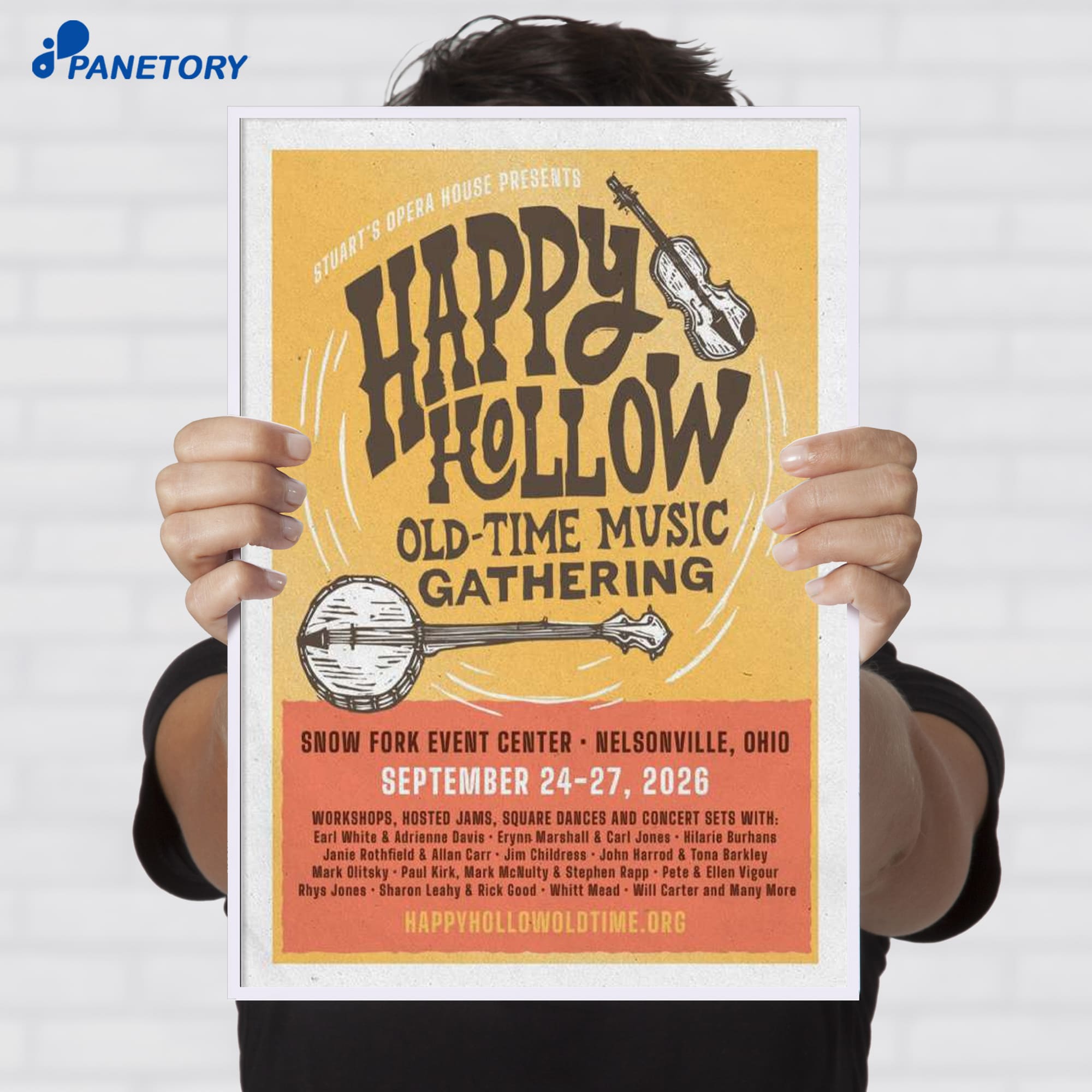 Happy Hollow Nelsonville Ohio Show 2026 Poster Happy Hollow Nelsonville Ohio Show 2026 Poster
