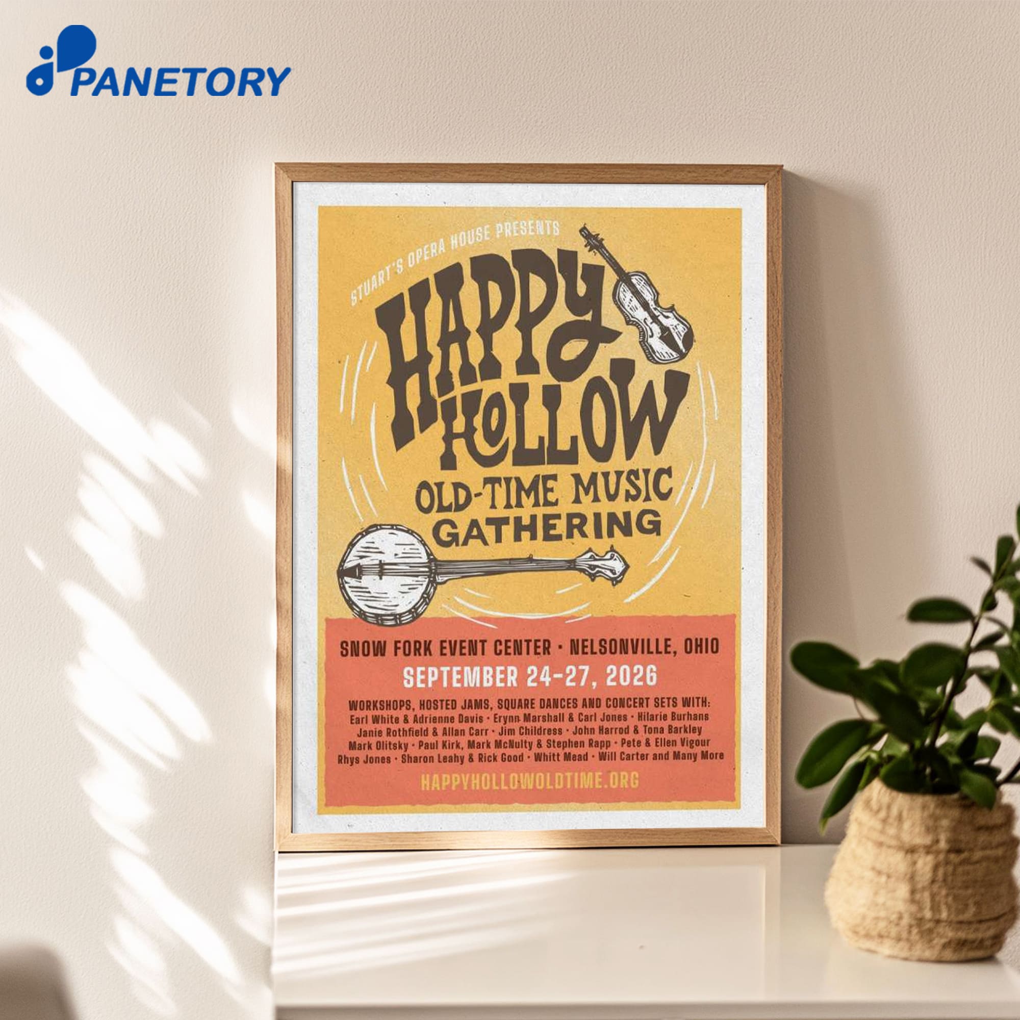 Happy Hollow Nelsonville Ohio Show 2026 Poster Happy Hollow Nelsonville Ohio Show 2026 Poster