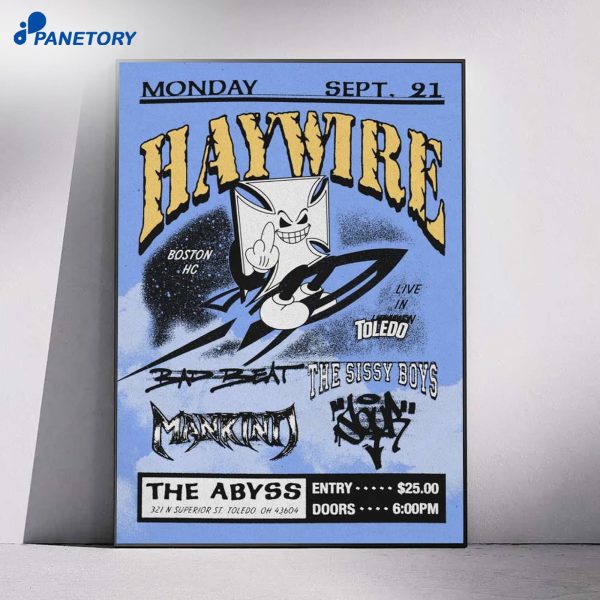 Haywire The Abyss Toledo Ohio Sep 21 2026 Poster