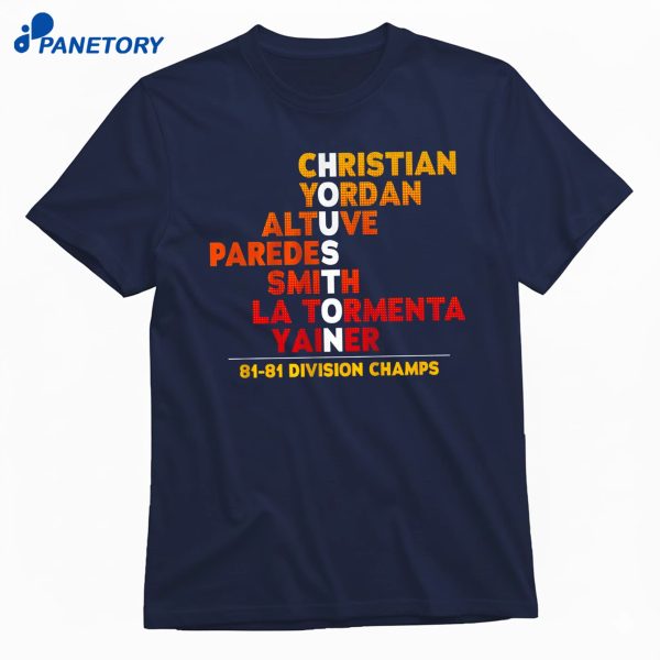 Houston Names 2026 Division Champs T-Shirt
