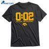Iowa Football 002 No Extra Time Necessary T-shirt 1