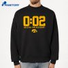 Iowa Football 002 No Extra Time Necessary T-Shirt 2