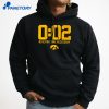 Iowa Football 002 No Extra Time Necessary T-Shirt 3