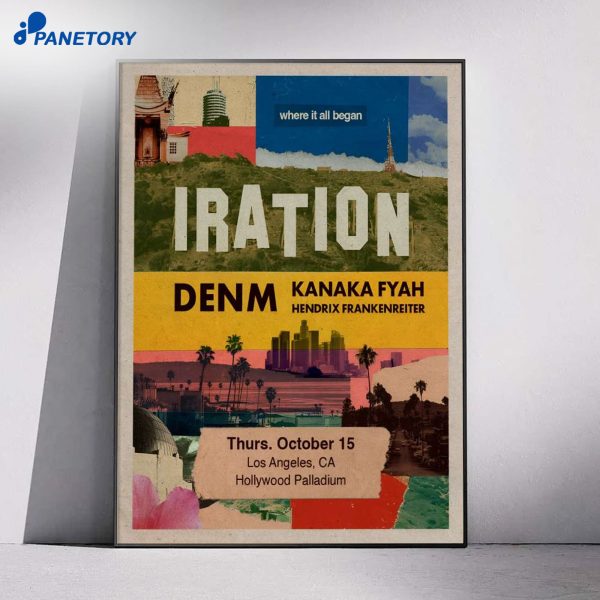 Iration Los Angeles Tour Oct 15 2026 Poster
