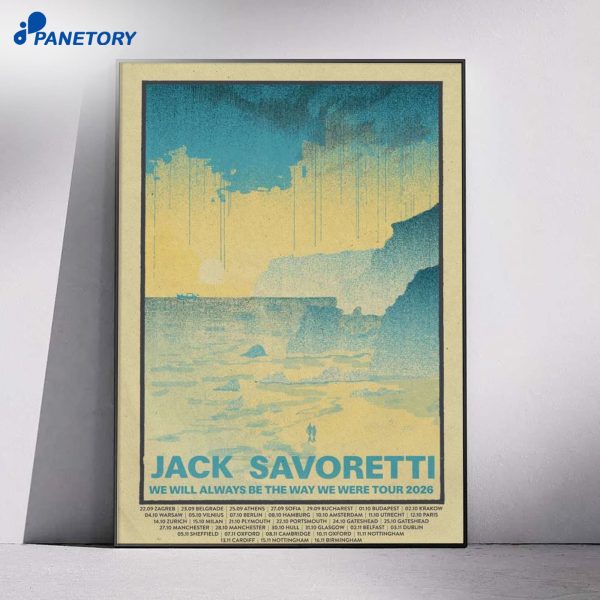 Jack Savoretti We Will Always Be The Way We Were Shows 2026 Poster