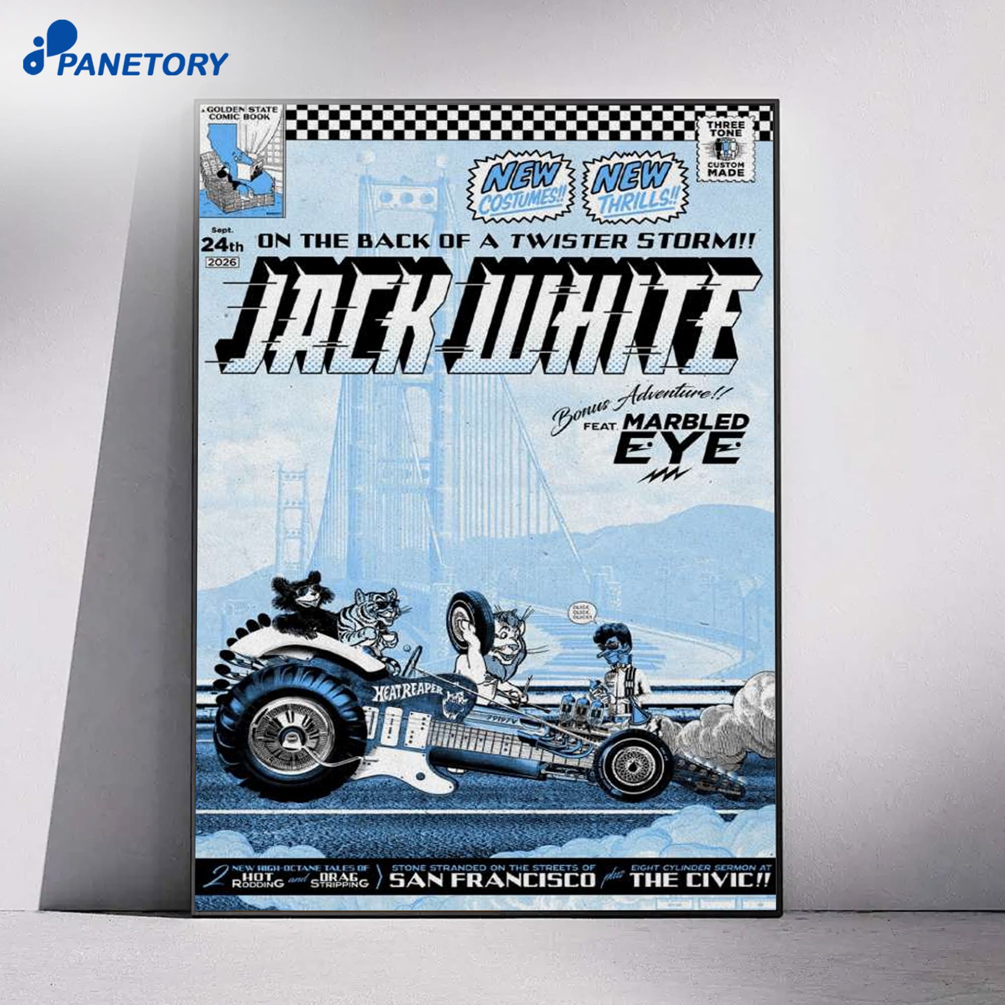 Jack White Live San Francisco California Concert Sep 24 2026 Poster 6 Jack White Live San Francisco California Concert Sep 24 2026 Poster 1