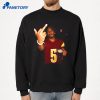 Jayden Daniels Middle Finger T-Shirt 4 Jayden Daniels Middle Finger T-Shirt 2