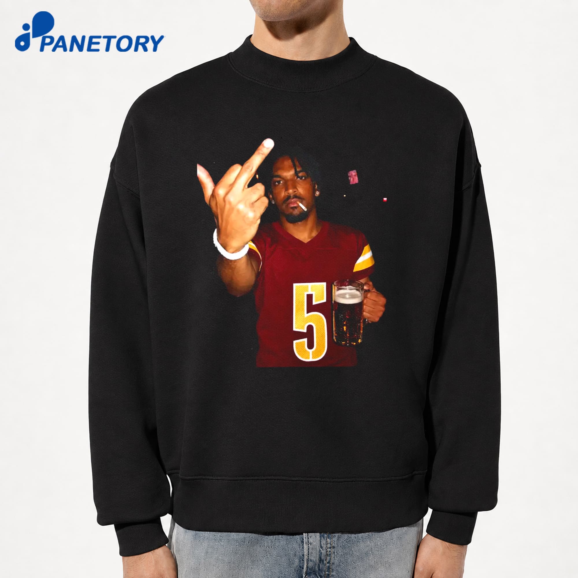 Jayden Daniels Middle Finger T-Shirt 8 Jayden Daniels Middle Finger T-Shirt 2
