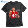 Kyle Juszczyk Drinking Middle Finger T-shirt 1