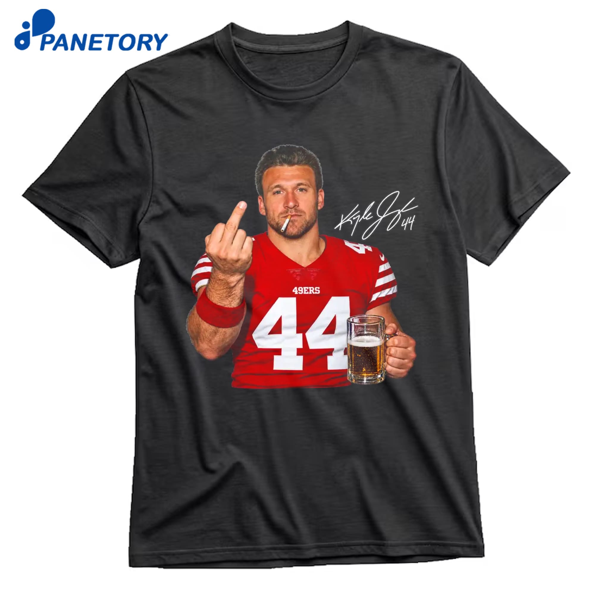 Kyle Juszczyk Drinking Middle Finger T-Shirt 10 Kyle Juszczyk Drinking Middle Finger T-Shirt 1