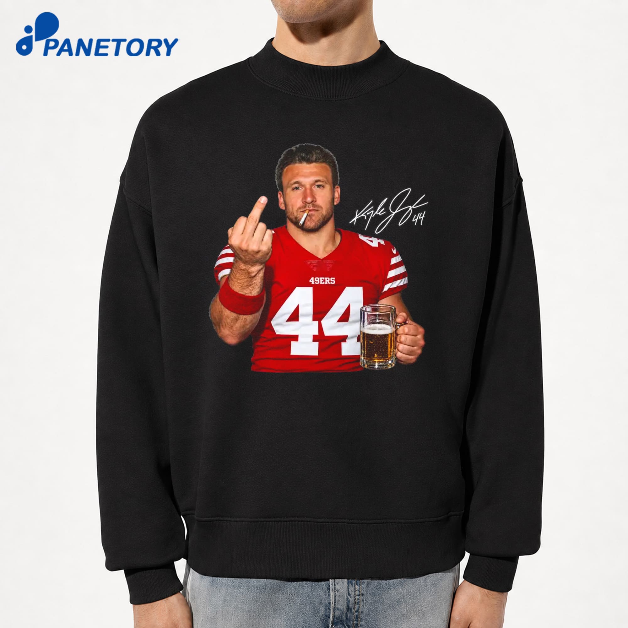 Kyle Juszczyk Drinking Middle Finger T-Shirt 8 Kyle Juszczyk Drinking Middle Finger T-Shirt 2