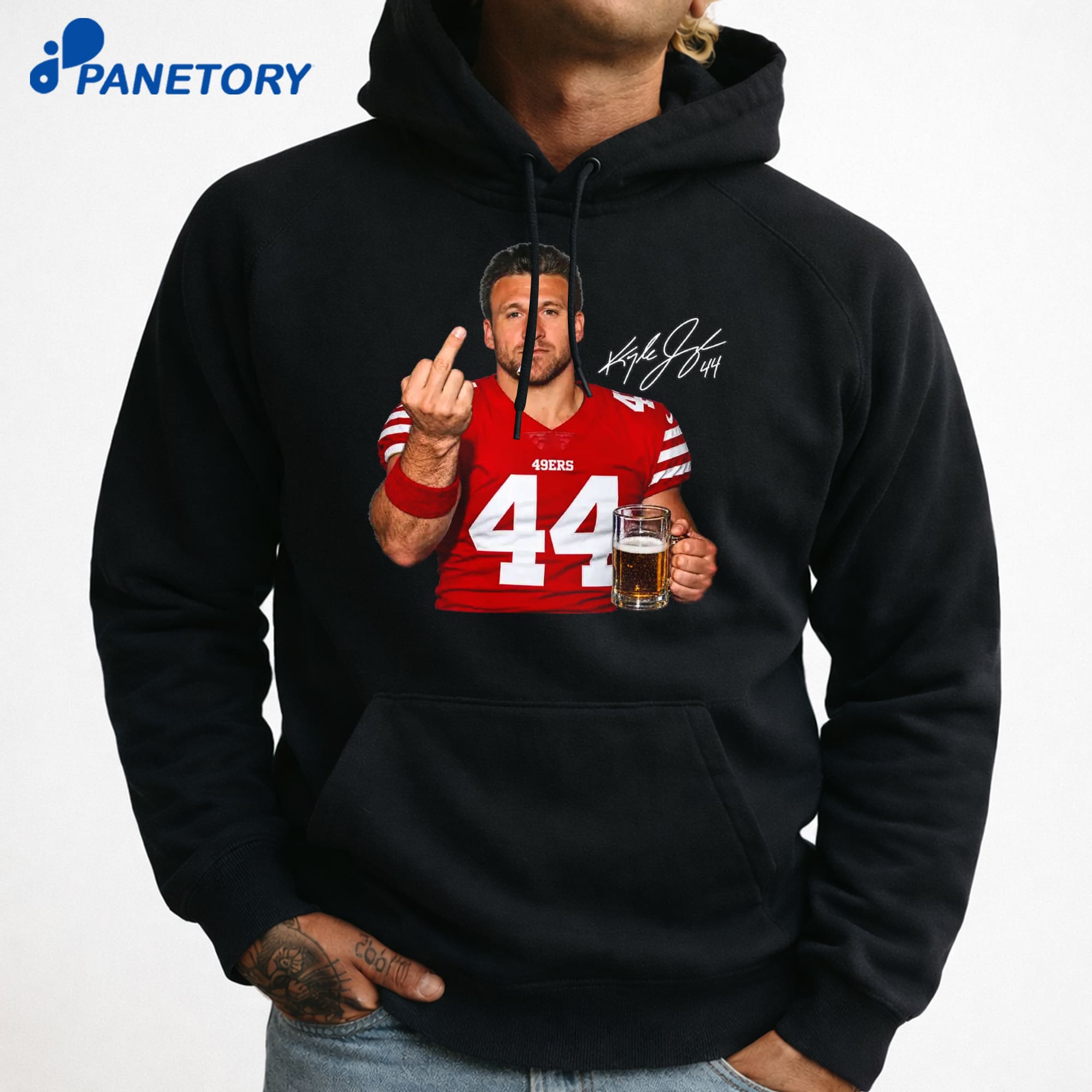 Kyle Juszczyk Drinking Middle Finger T-Shirt 9 Kyle Juszczyk Drinking Middle Finger T-Shirt 3