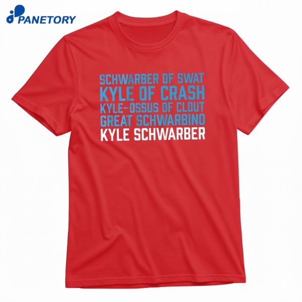 Kyle Schwarber Schwarbino List T-Shirt