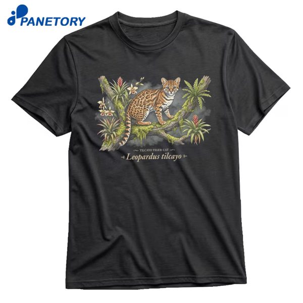 Leopardus Tilcayo Tiger Cat T-Shirt