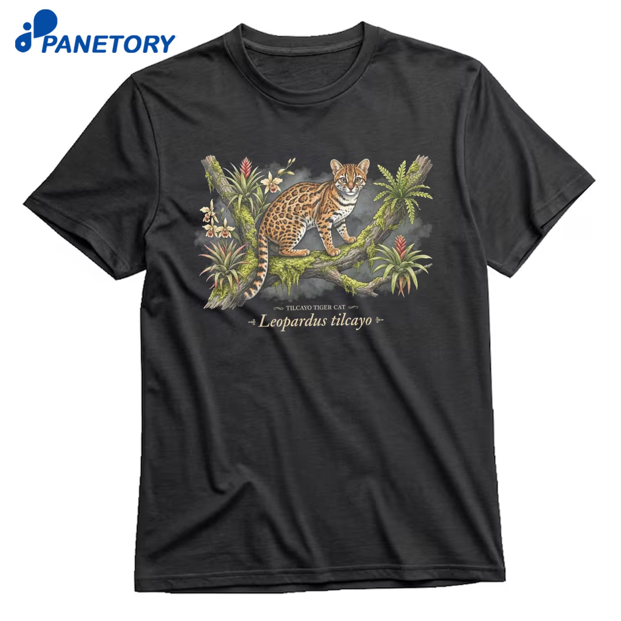 Leopardus Tilcayo Tiger Cat T-Shirt 10 Leopardus Tilcayo Tiger Cat T-Shirt 1