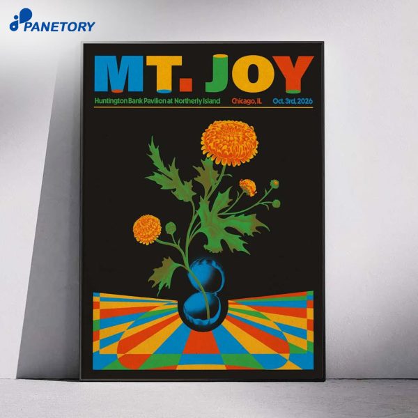 MT. Joy Chicago Tour Oct 3 2026 Poster