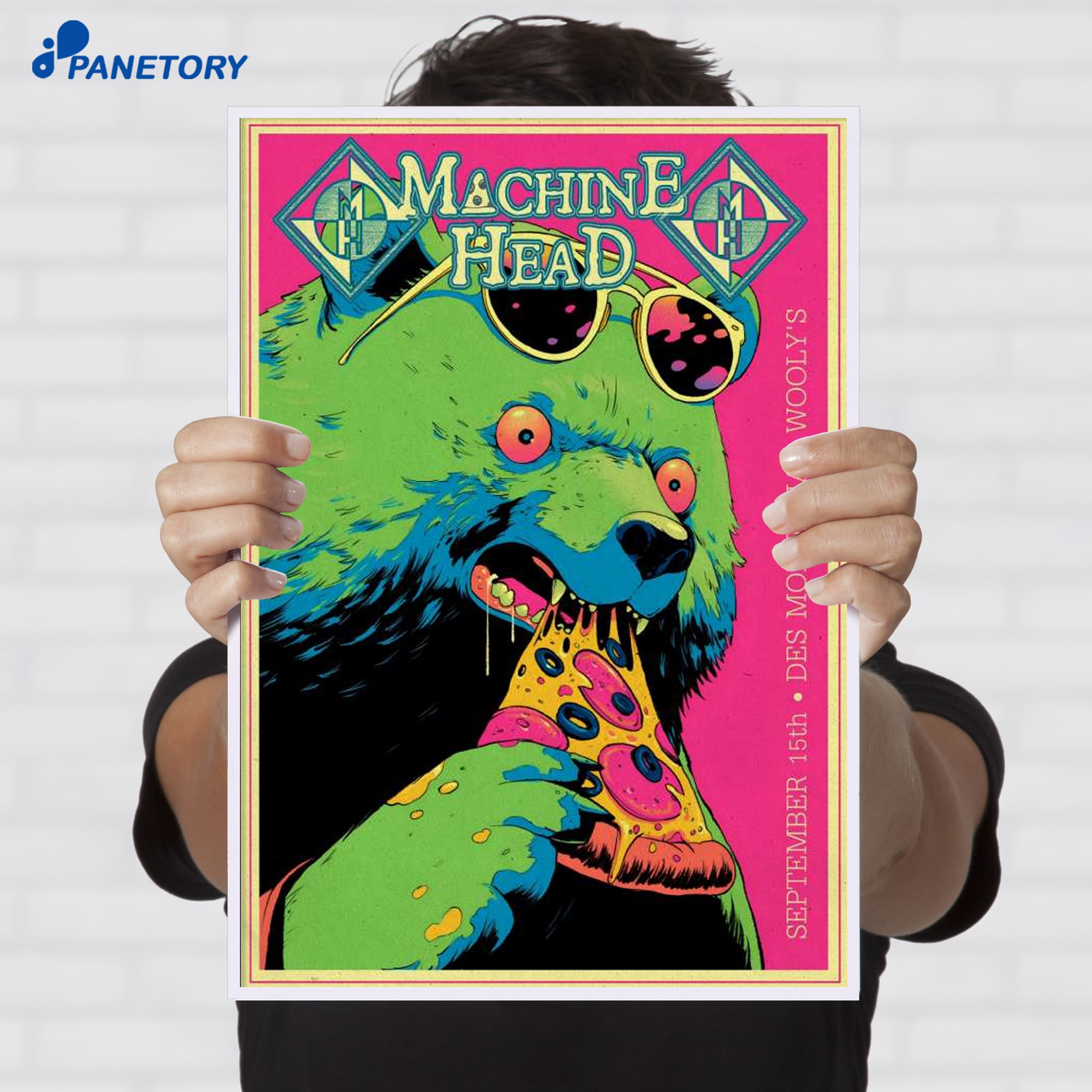 Machine Head Wooly'S Ides Moines Ia Sep 15 2026 Poster Machine Head Wooly'S Ides Moines Ia Sep 15 2026 Poster
