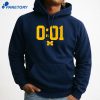 Michigan Football A Lot Can Happen In 001 Second T-Shirt 3
