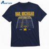 Michigan Football Hail Michigan T-shirt 1