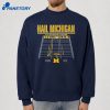 Michigan Football Hail Michigan T-Shirt 2