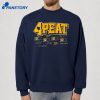 Milwaukee Baseball Division 4Peat T-Shirt 2