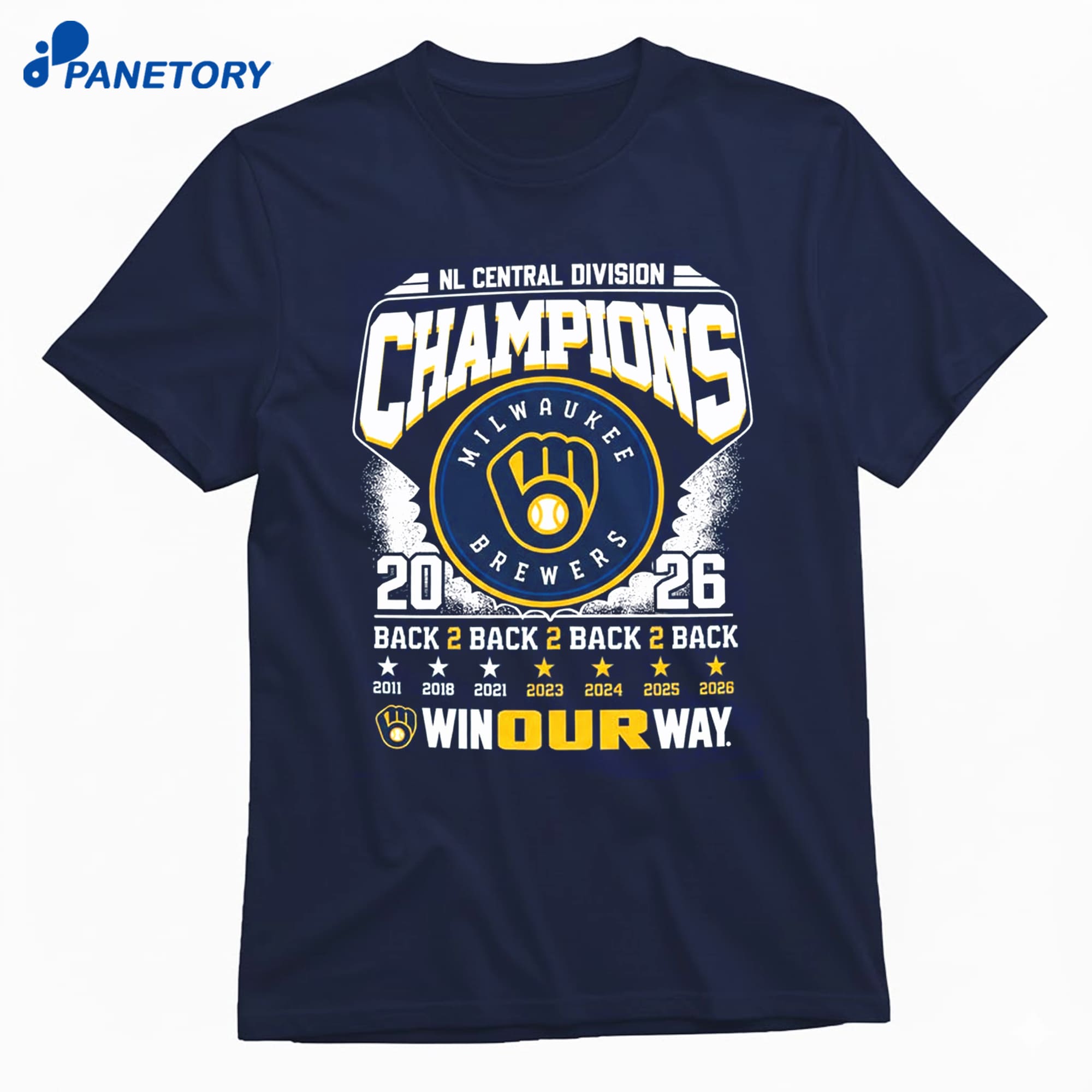 Milwaukee Brewers 2026 Nl Central Division Champions Win Our Way T-Shirt 10 Milwaukee Brewers 2026 Nl Central Division Champions Win Our Way T-Shirt 1
