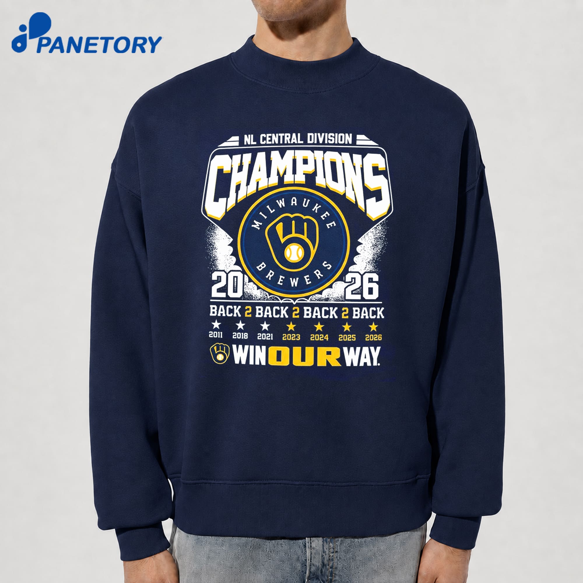 Milwaukee Brewers 2026 Nl Central Division Champions Win Our Way T-Shirt 8 Milwaukee Brewers 2026 Nl Central Division Champions Win Our Way T-Shirt 2