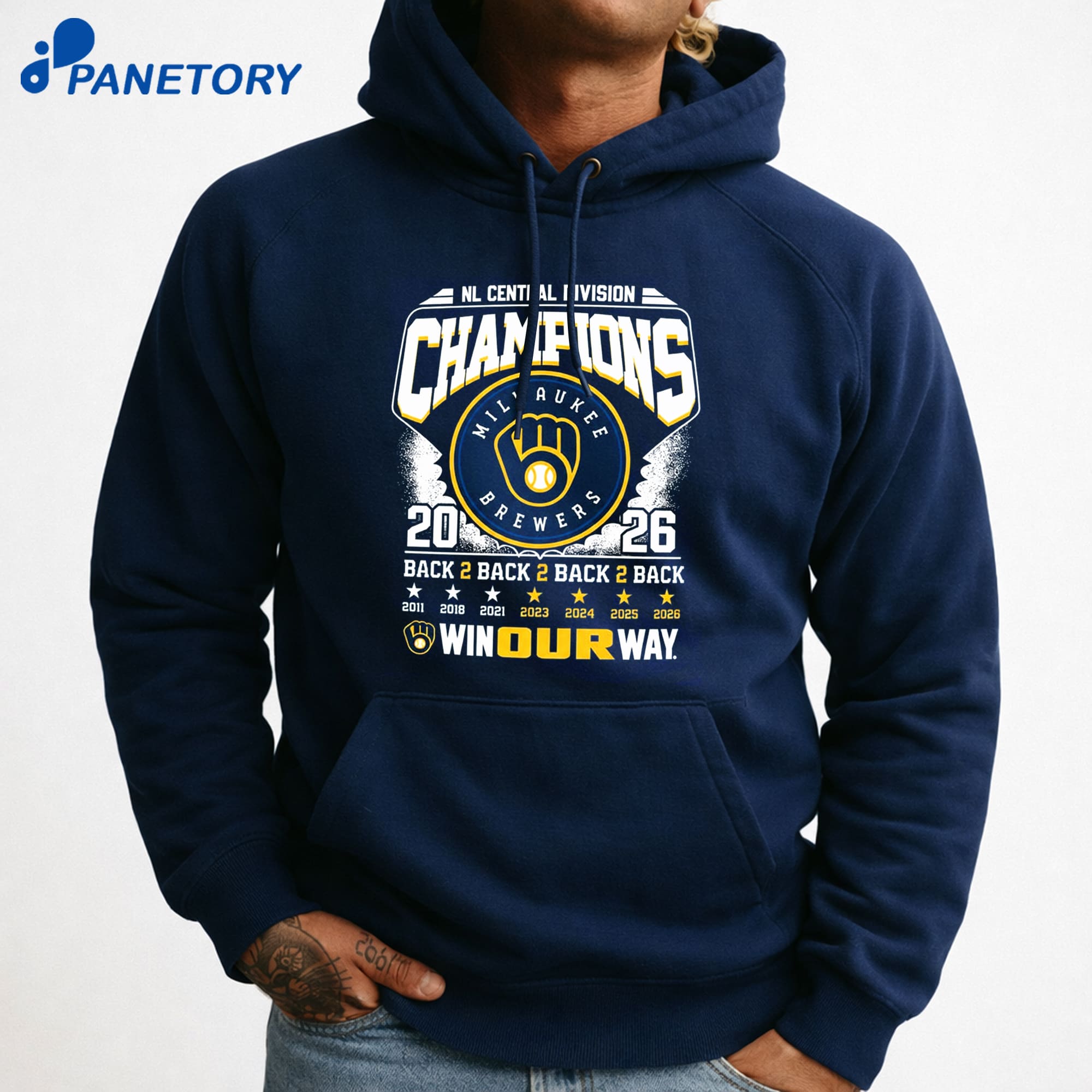 Milwaukee Brewers 2026 Nl Central Division Champions Win Our Way T-Shirt 9 Milwaukee Brewers 2026 Nl Central Division Champions Win Our Way T-Shirt 3