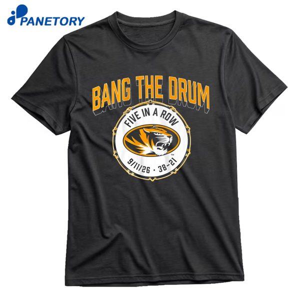 Missouri Football Bang The Drum T-Shirt