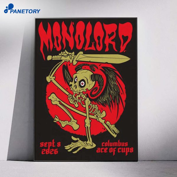 Monolord Columbus OH Sep 8 2026 Poster