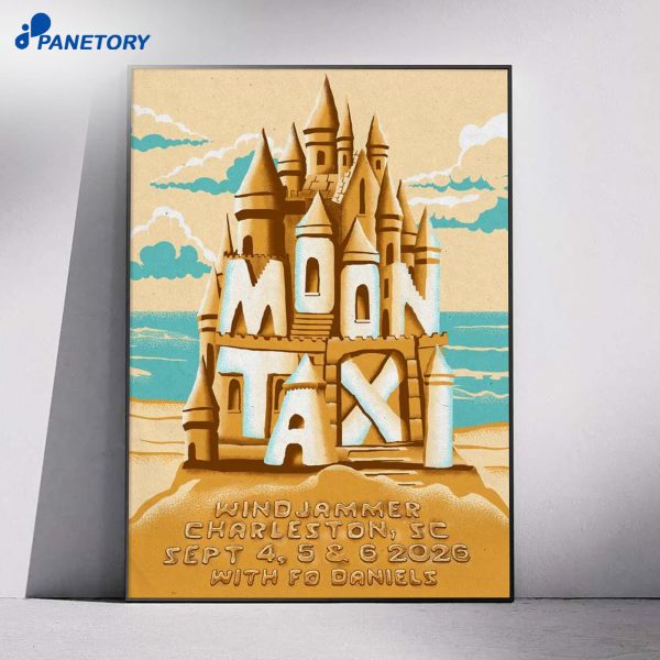 Moon Taxi The Windjammer Charleston SC Sep 4-6 2026 Poster